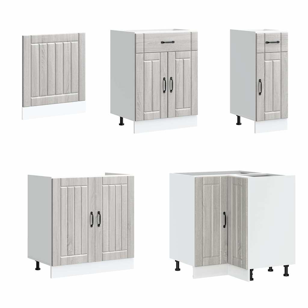 Köksinredning Köksskåpsset Lucca 11 delar Sonoma Grå