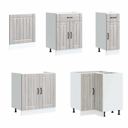 Köksinredning Köksskåpsset Lucca 11 delar Sonoma Grå