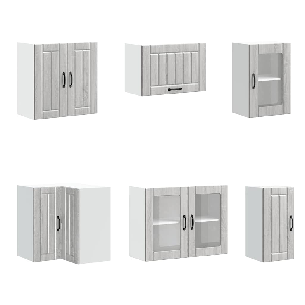 Köksinredning Köksskåpsset Lucca 11 delar Sonoma Grå