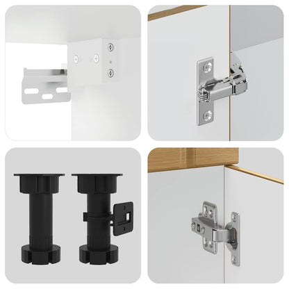 Köksinredning Köksskåpsset Lucca 11 delar Artisan ek