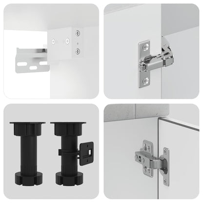 Köksinredning Köksskåpsset Porto 11 delar Betonggrå