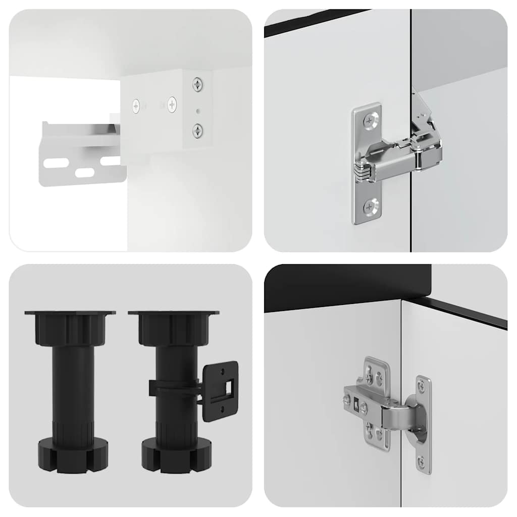 Köksinredning Köksskåpsset Kalmar 11 delar svart