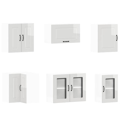 Köksinredning Köksskåpsset Kalmar 11 delar Högglans Vit