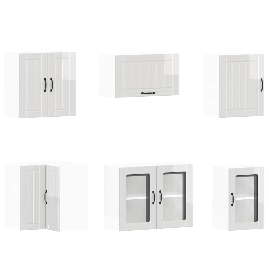 Köksinredning Köksskåpsset Lucca 11 delar Högglans Vit