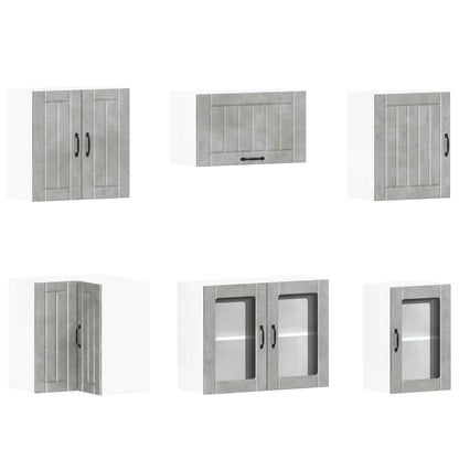 Köksinredning Köksskåpsset Lucca 11 delar Betonggrå