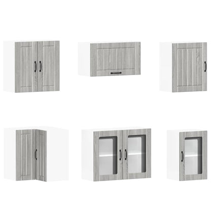 Köksinredning Köksskåpsset Lucca 11 delar Sonoma Grå