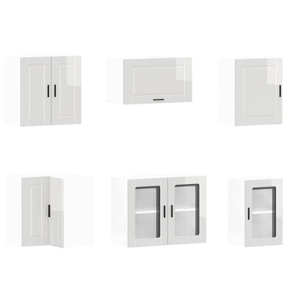 Köksinredning Köksskåpsset Porto 11 delar Högglans Vit