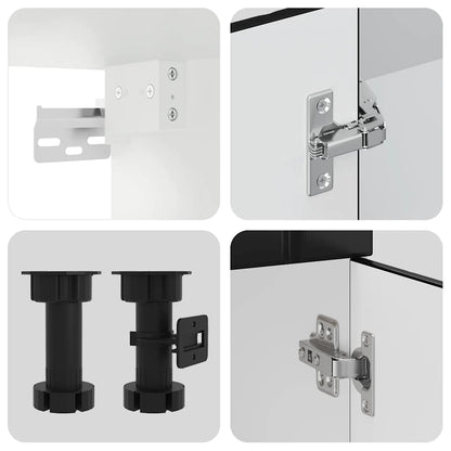 Köksinredning Köksskåpsset Kalmar 11 delar svart