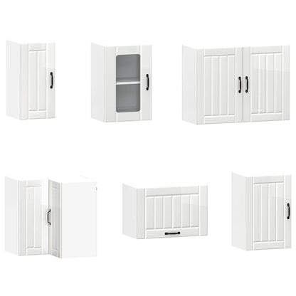 Köksinredning Köksskåpsset Kalmar 11 delar Högglans Vit