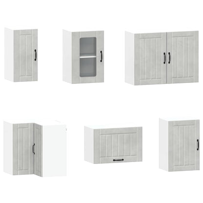 Köksinredning Köksskåpsset Kalmar 11 delar Betonggrå