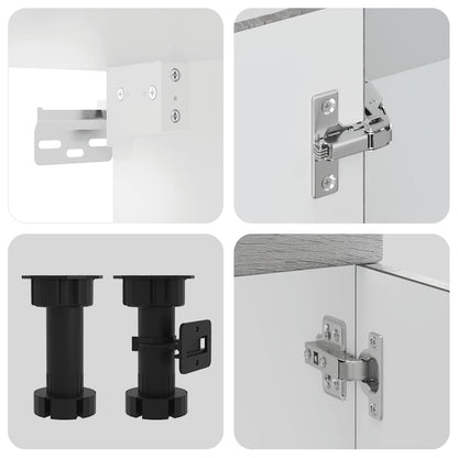 Köksinredning Köksskåpsset Kalmar 11 delar Sonoma Grå