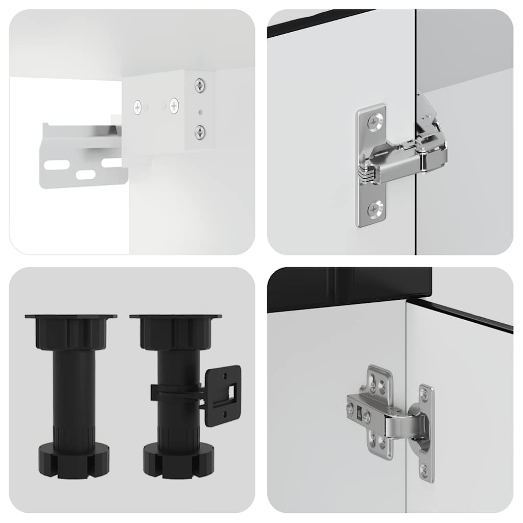 Köksinredning Köksskåpsset Lucca 11 delar svart