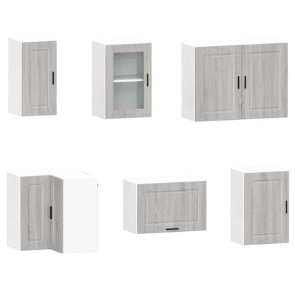 Köksinredning Köksskåpsset Porto 11 delar Sonoma Grå