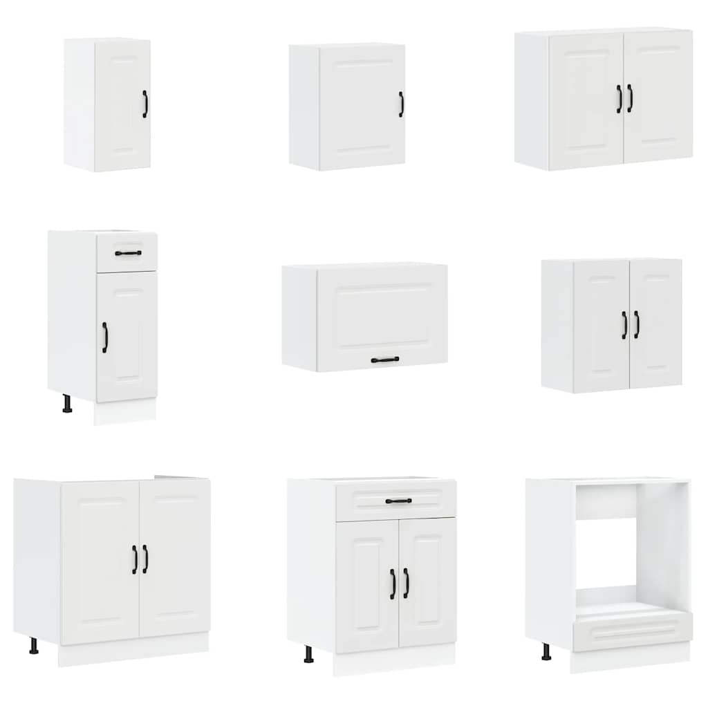 Köksinredning Köksskåpsset Kalmar 14 delar vit