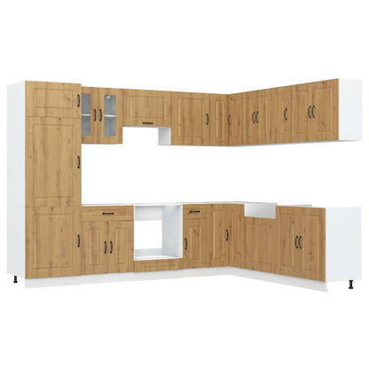 Köksinredning Köksskåpsset Kalmar 14 delar Artisan ek