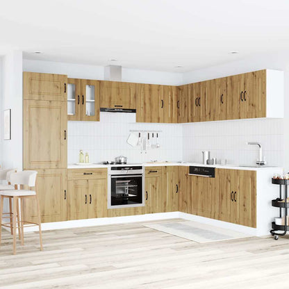 Köksinredning Köksskåpsset Kalmar 14 delar Artisan ek