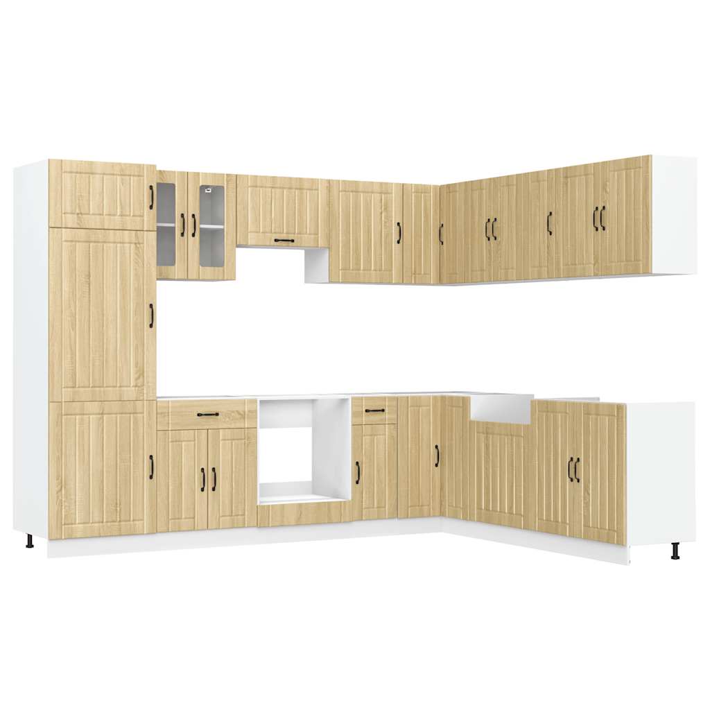 Köksinredning Köksskåpsset Lucca 14 delar Sonoma Ek