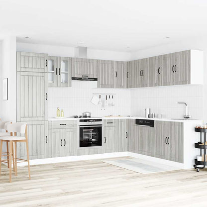 Köksinredning Köksskåpsset Lucca 14 delar Sonoma Grå