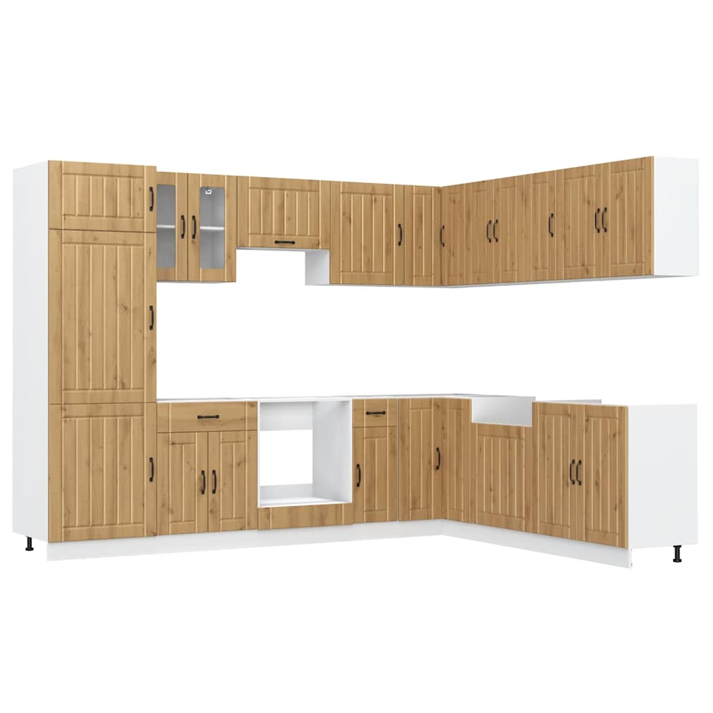 Köksinredning Köksskåpsset Lucca 14 delar Artisan ek