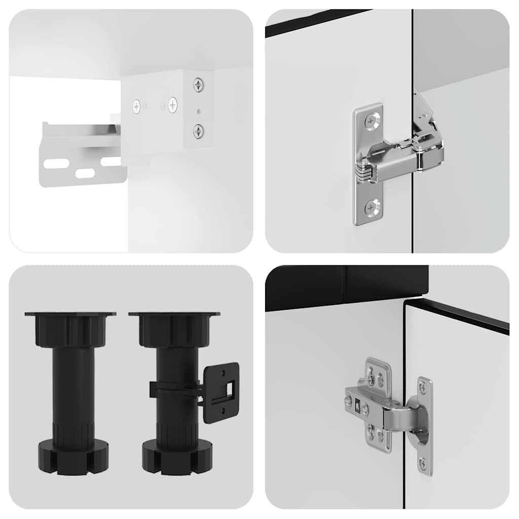 Köksinredning Köksskåpsset Porto 14 delar svart