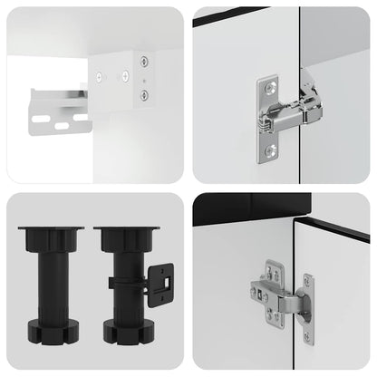 Köksinredning Köksskåpsset Porto 14 delar svart