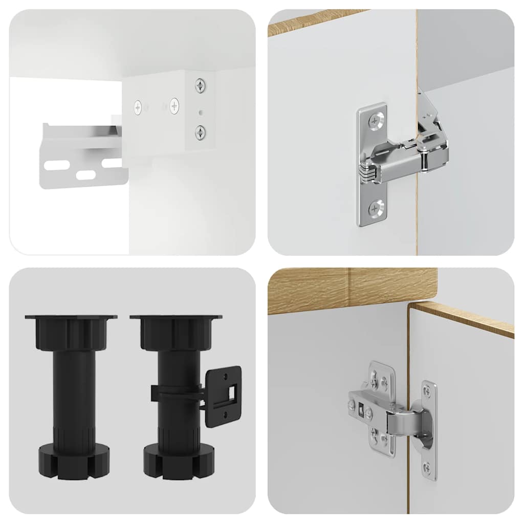 Köksinredning Köksskåpsset Porto 14 delar Sonoma Ek