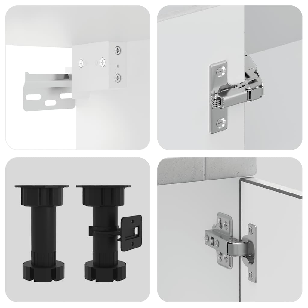 Köksinredning Köksskåpsset Porto 14 delar Betonggrå