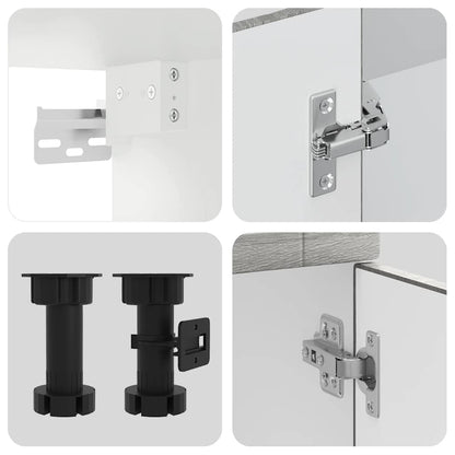 Köksinredning Köksskåpsset Porto 14 delar Sonoma Grå