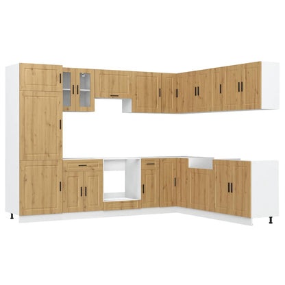 Köksinredning Köksskåpsset Porto 14 delar Artisan ek