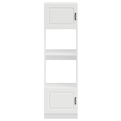 Ugnsskåp 2 st Lucca vit konstruerat trä