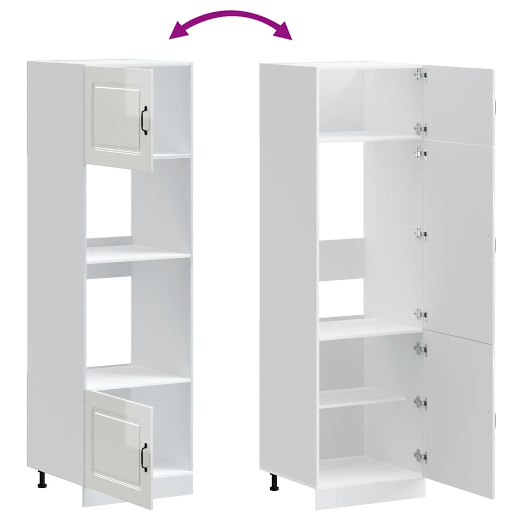 Köksinredning Ugnsskåp Kalmar Högglans Vit