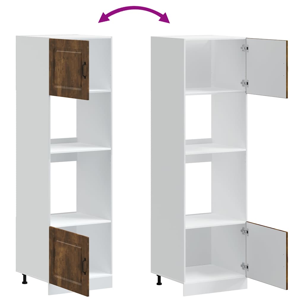 Köksinredning Ugnsskåp Kalmar Rökfärgad ek