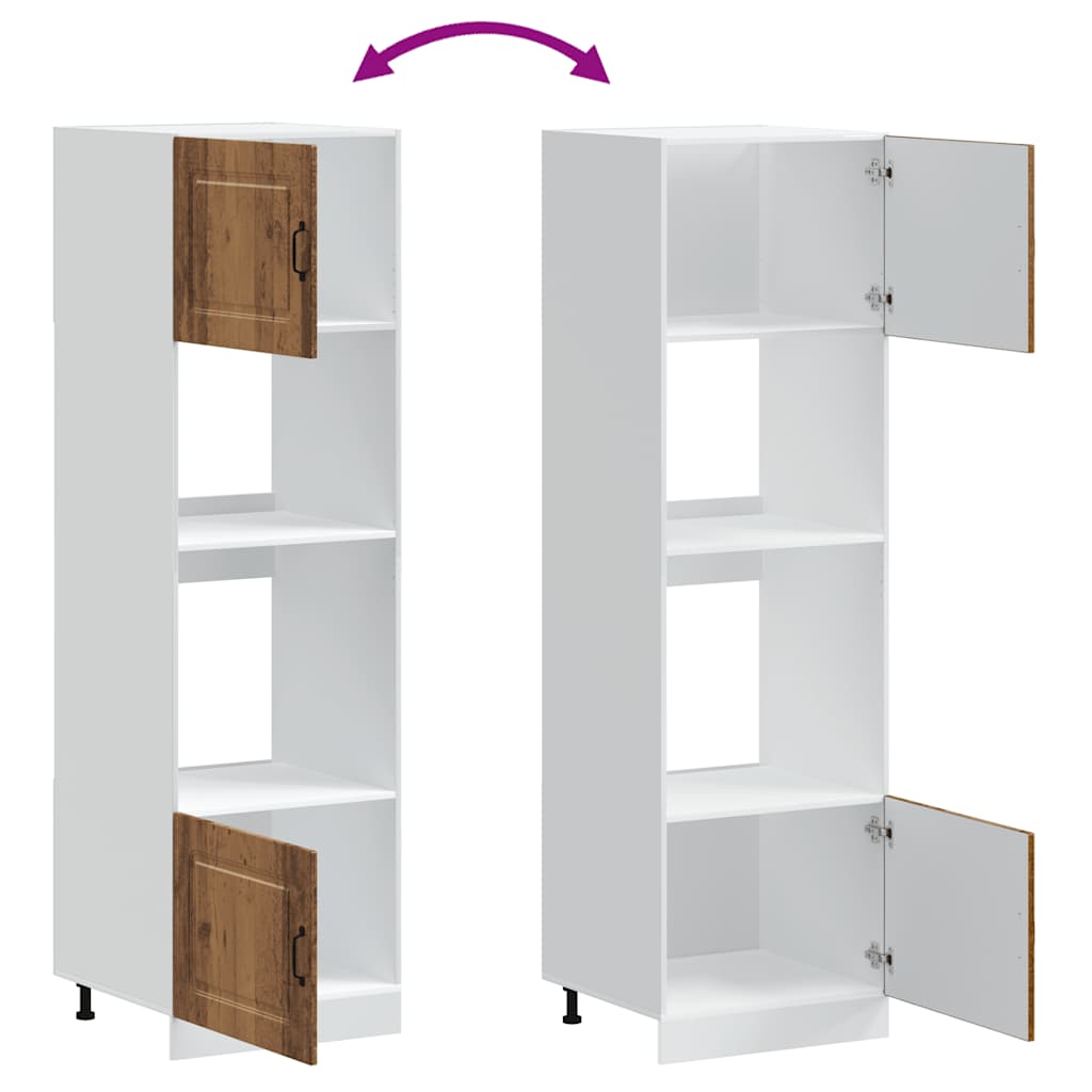 Köksinredning Ugnsskåp Kalmar Åldrat Trä