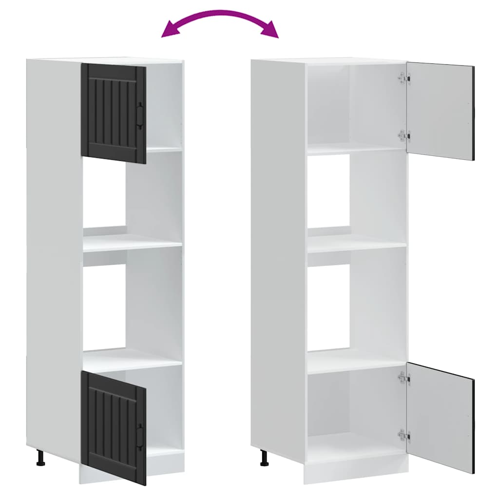 Köksinredning Ugnsskåp Lucca svart