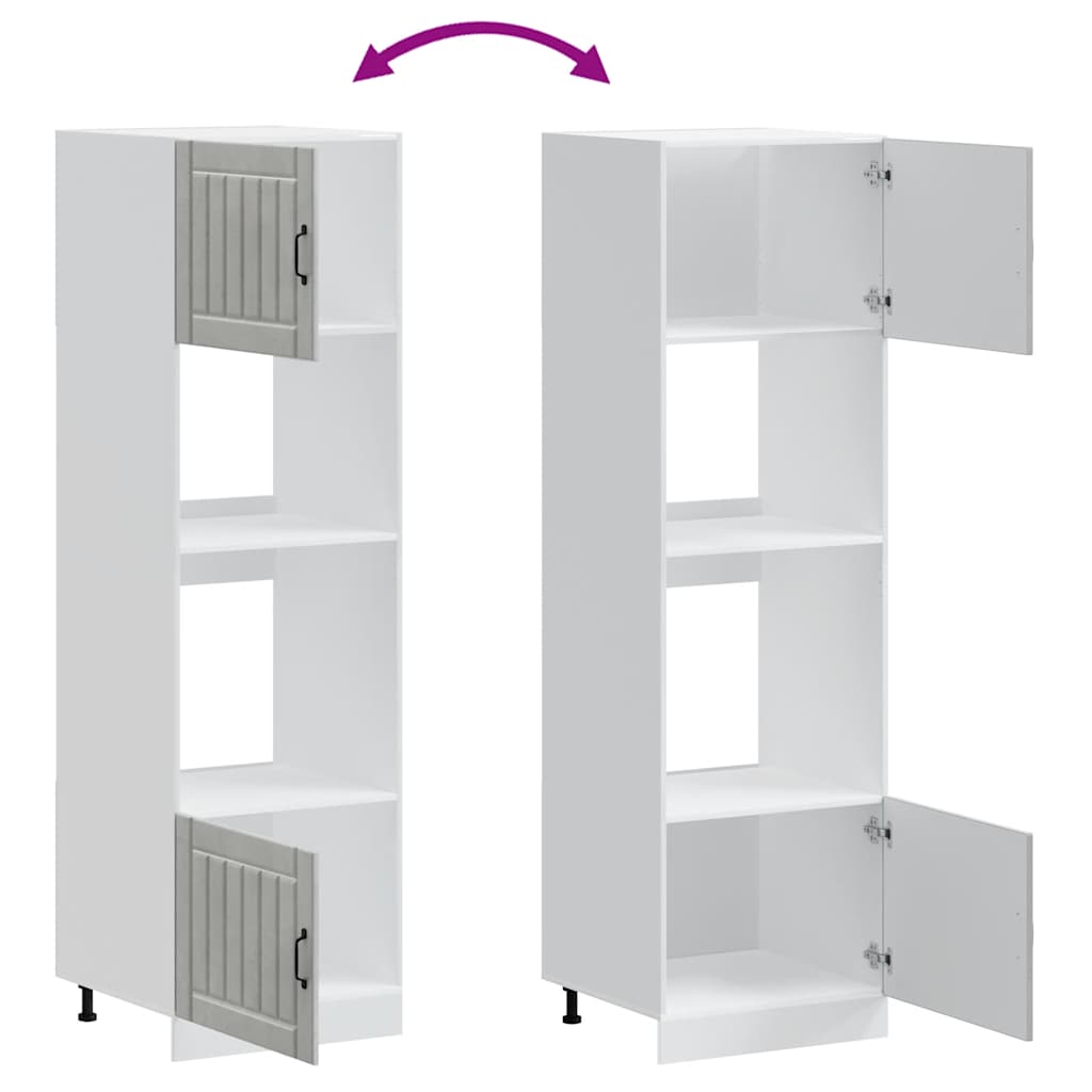 Köksinredning Ugnsskåp Lucca Betonggrå