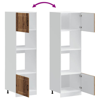 Köksinredning Ugnsskåp Lucca Åldrat Trä