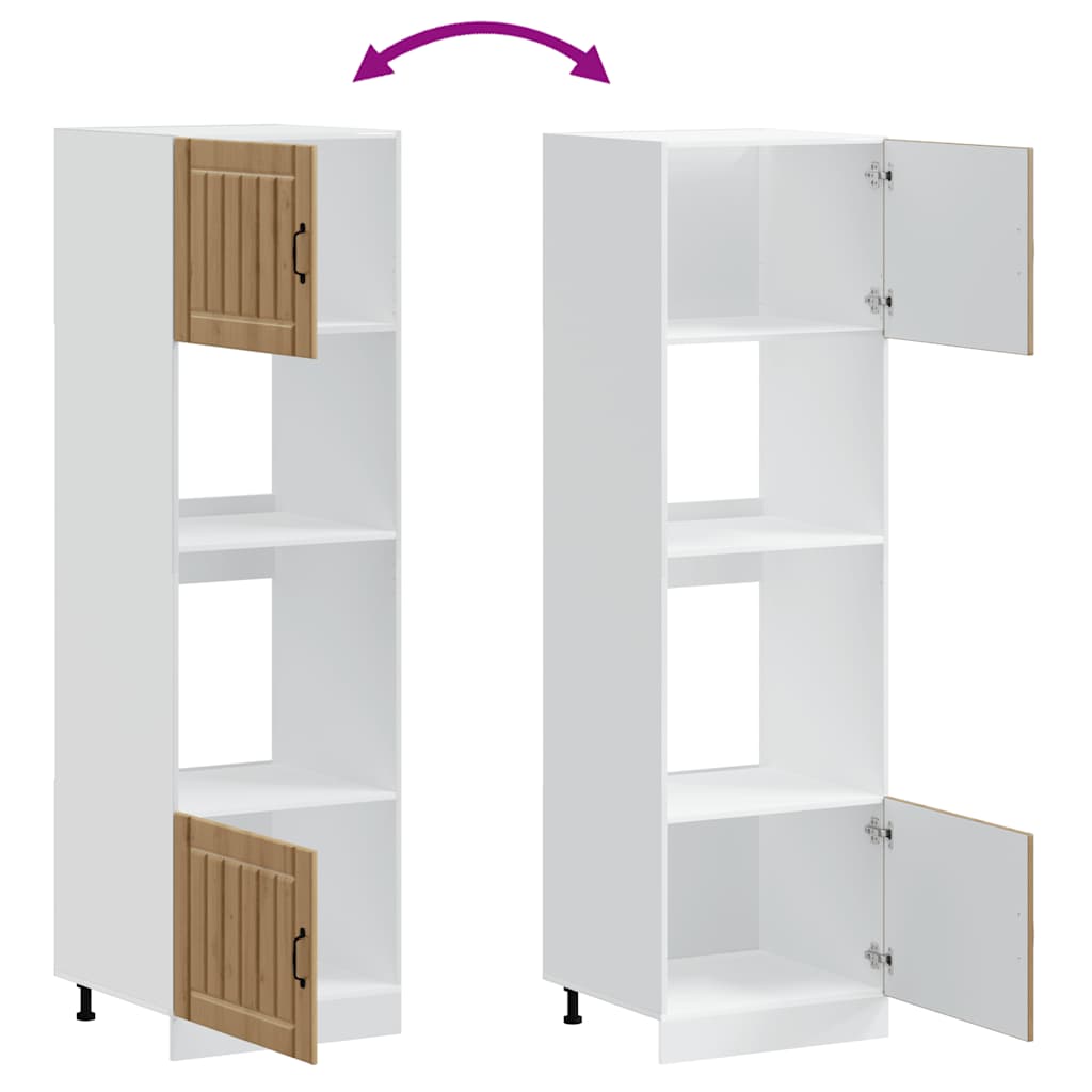 Köksinredning Ugnsskåp Lucca Artisan ek