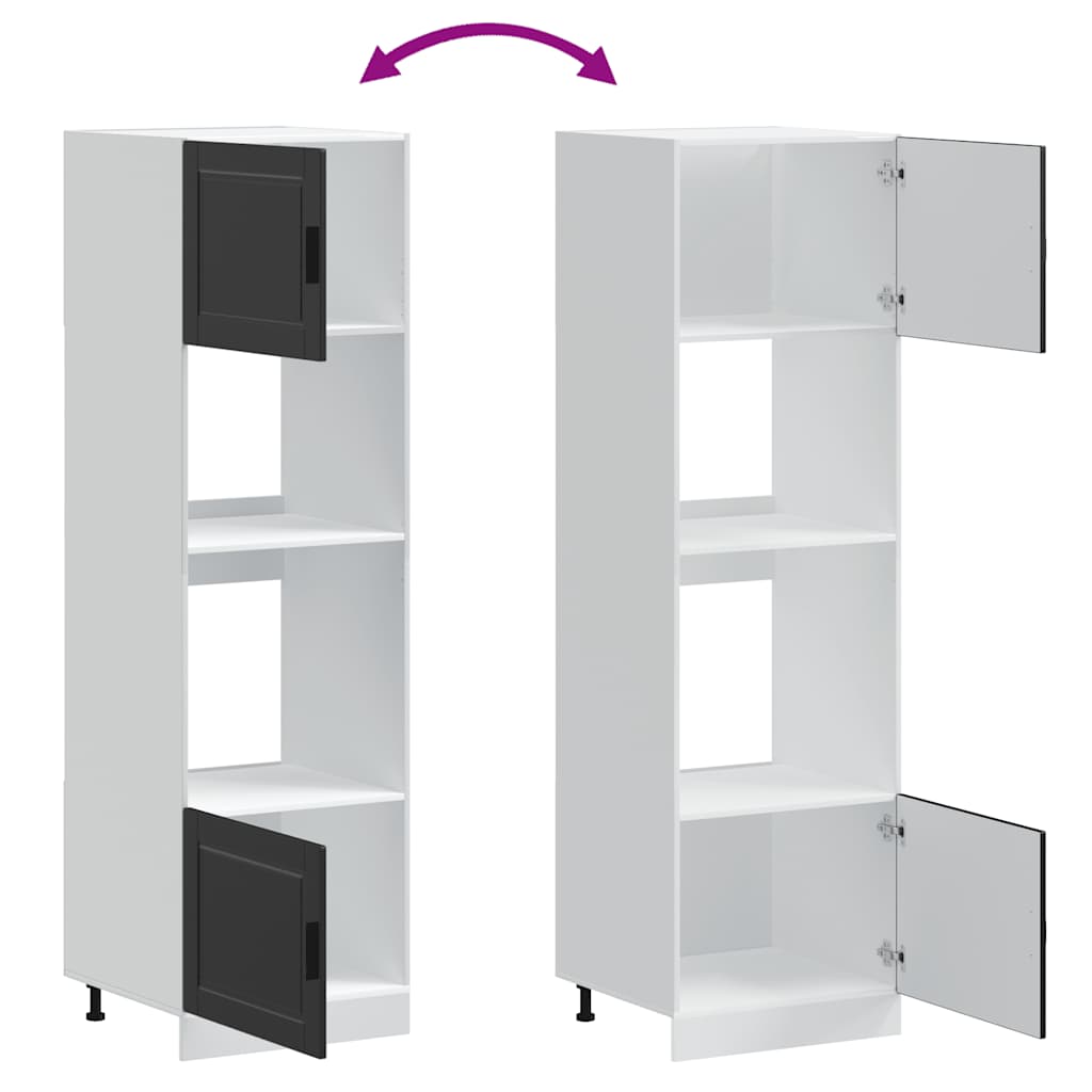 Köksinredning Ugnsskåp Porto svart