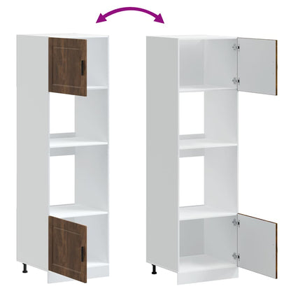 Köksinredning Ugnsskåp Porto Rökfärgad ek