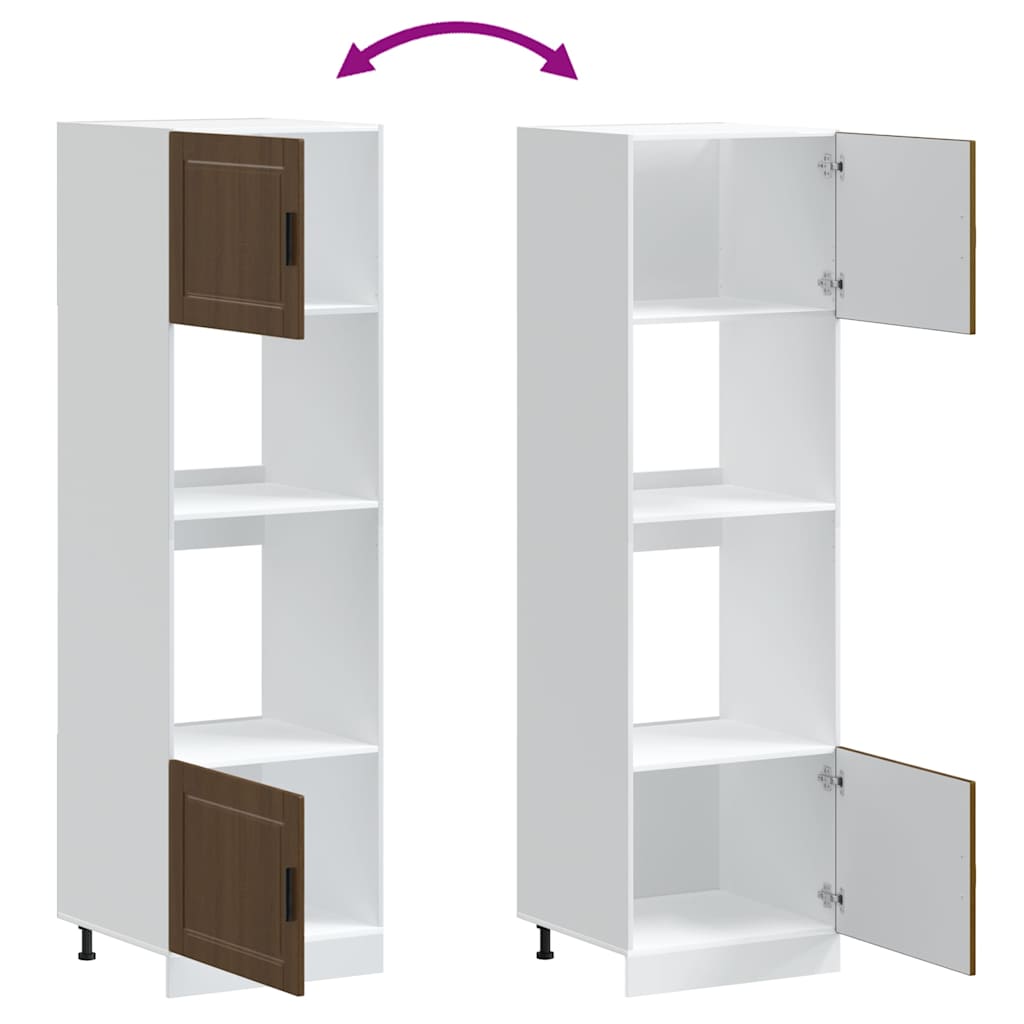 Köksinredning Ugnsskåp Porto Brun ek