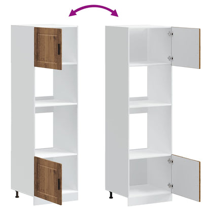 Köksinredning Ugnsskåp Porto Åldrat Trä