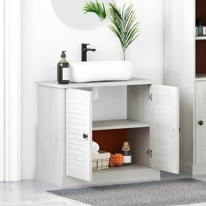 Badrumsunderskåp VIGO antikvit 67.5 x 34 x 59 cm Massiv furu