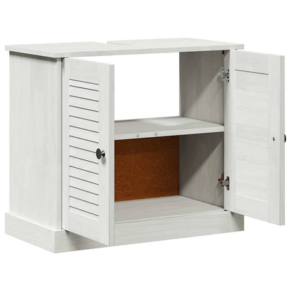 Badrumsunderskåp VIGO antikvit 67.5 x 34 x 59 cm Massiv furu