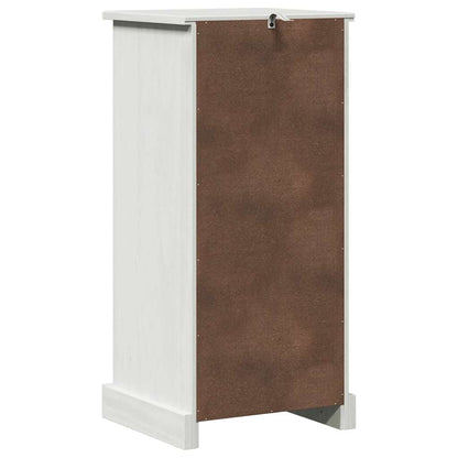 Badrumsunderskåp med hylla VIGO antikvit 37 x 34 x 80 cm Massiv furu