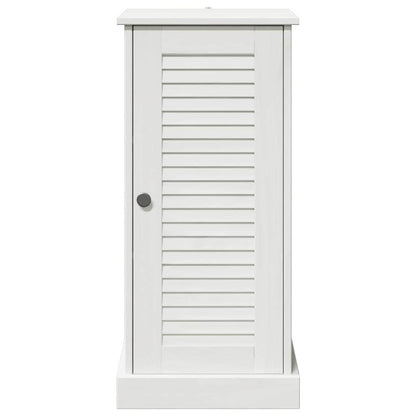 Badrumsunderskåp med hylla VIGO antikvit 37 x 34 x 80 cm Massiv furu