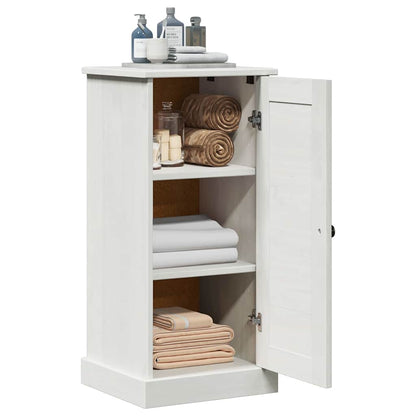 Badrumsunderskåp med hylla VIGO antikvit 37 x 34 x 80 cm Massiv furu