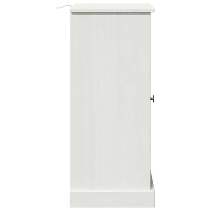 Badrumsunderskåp med hylla VIGO antikvit 37 x 34 x 80 cm Massiv furu