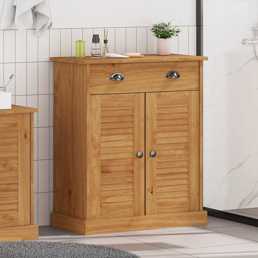 Badrumsskåp VIGO honungsbrun 67,5 x 34 x 80 cm Massiv furu