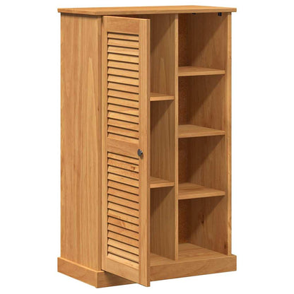 Badrumsunderskåp VIGO honungsbrun 67,5 x 34 x 110 cm Massiv furu