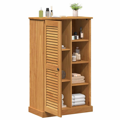 Badrumsunderskåp VIGO honungsbrun 67,5 x 34 x 110 cm Massiv furu